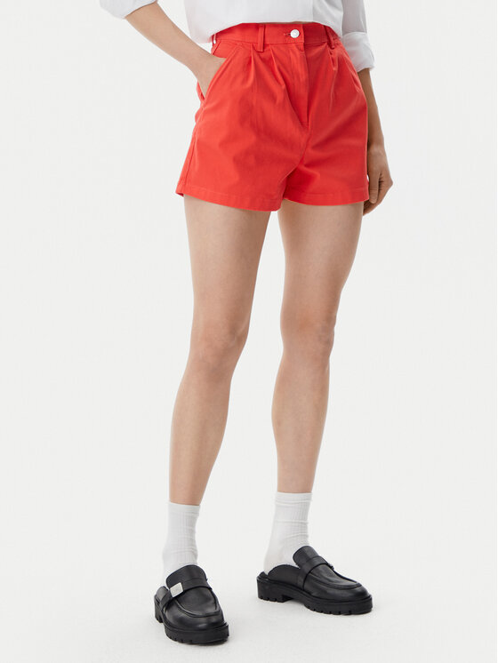 Шорты из ткани обычного кроя Claire DW0DW21643 Tommy Jeans, оранжевый 
Шорты из ткани обычного кроя Claire DW0DW21643 Tommy Jeans, оранжевый