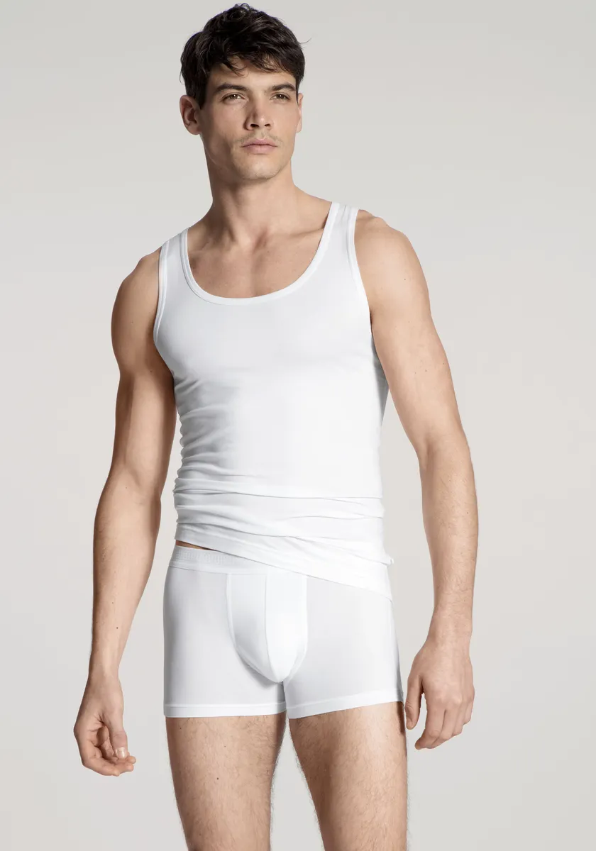 Майка CALIDA "Фокус", майка с окантовкой вокруг горловины, прямого кроя, белый
Майка CALIDA "Фокус", майка с окантовкой вокруг горловины, прямого кроя, белый