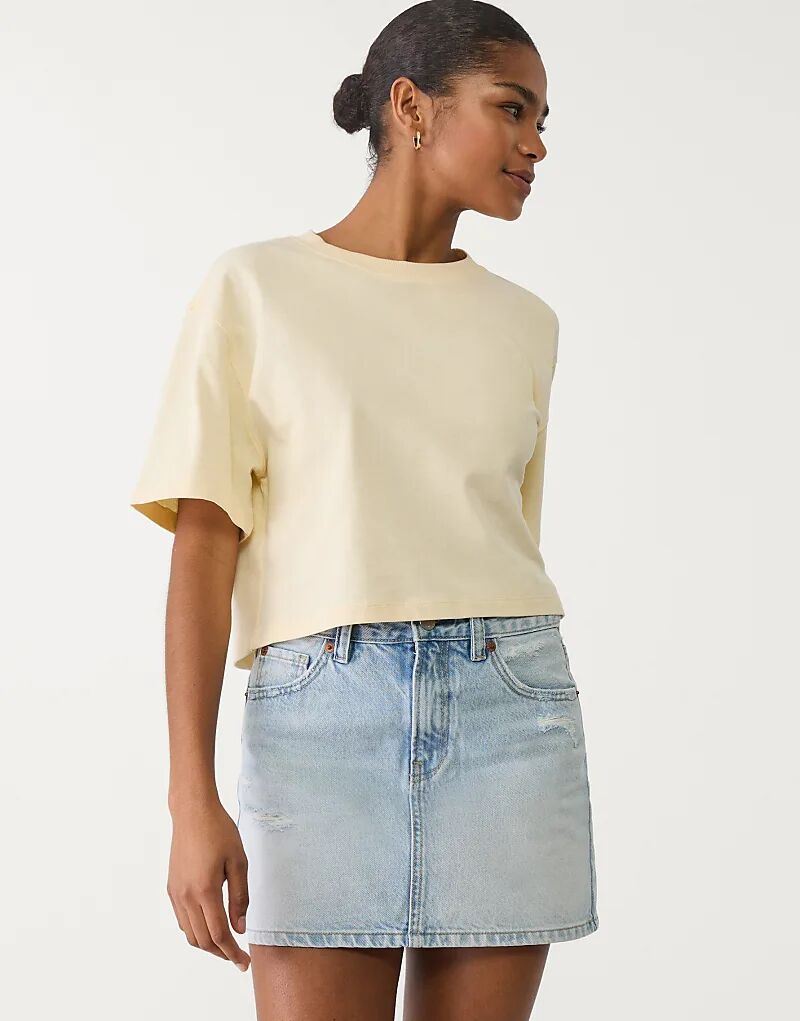 Мини-юбка Stradivarius D60 из синего денима
Мини-юбка Stradivarius D60 из синего денима