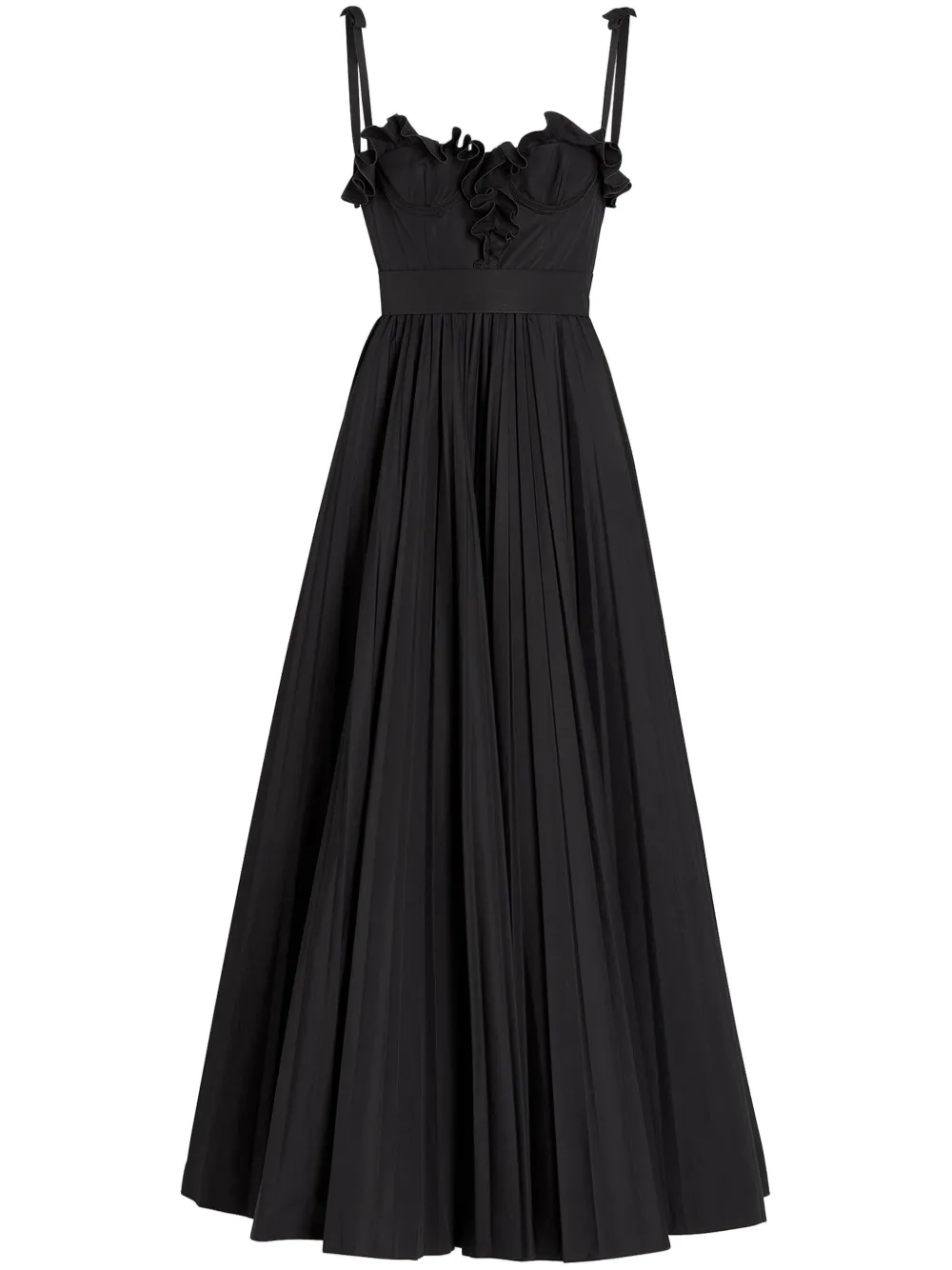 Платье макси Giambattista Valli, черный 
Платье макси Giambattista Valli, черный