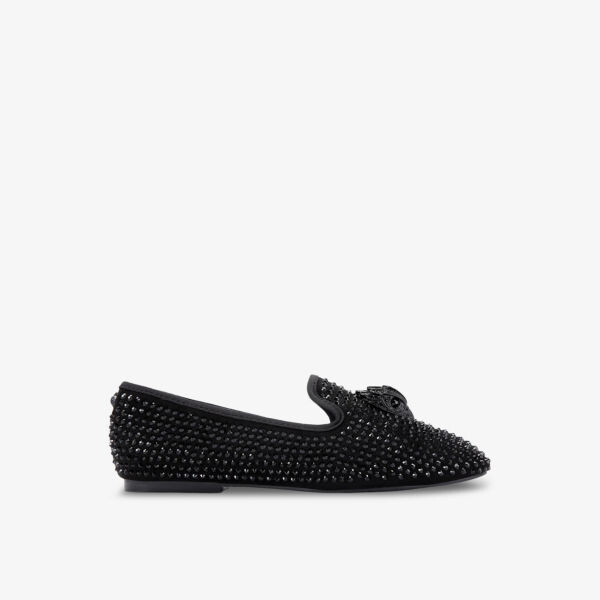 Плоские плетеные мокасины Kensington, украшенные стразами Kurt Geiger London, черный
Плоские плетеные мокасины Kensington, украшенные стразами Kurt Geiger London, черный