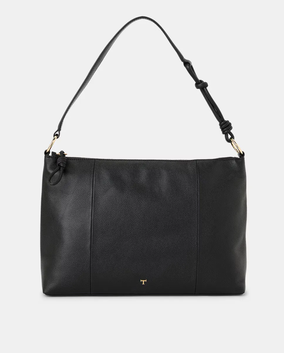 Кожаная сумка-хобо с ручкой-узлом Latouche, черный
Кожаная сумка-хобо с ручкой-узлом Latouche, черный