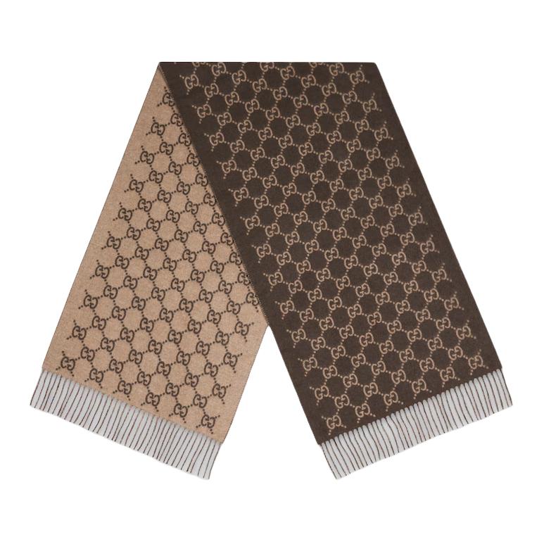 Монограммированный шарф с бахромой GUCCI
Монограммированный шарф с бахромой GUCCI