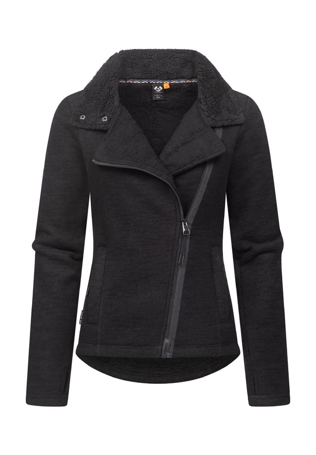 Вязаная флисовая куртка saskie меланж Ragwear, черный
Вязаная флисовая куртка saskie меланж Ragwear, черный