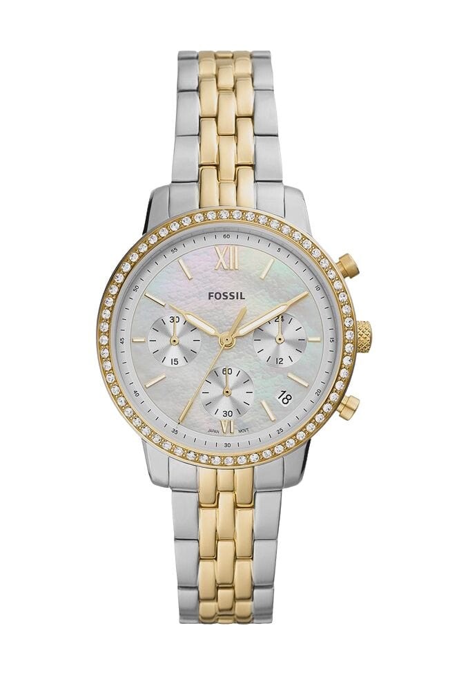 Женский хронограф Нейтра ES5216 FOSSIL, цвет Bicolor 
Женский хронограф Нейтра ES5216 FOSSIL, цвет Bicolor