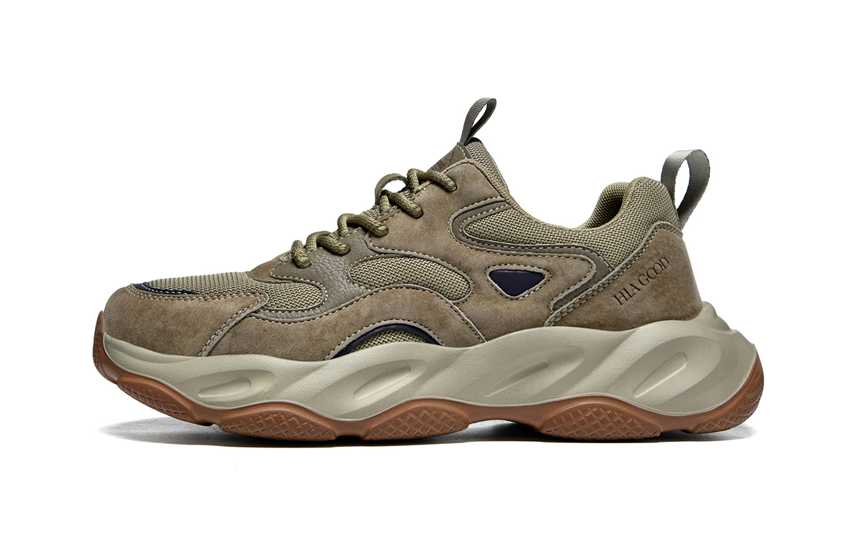 Низкие массивные кроссовки мужские HLA, Black Brown
Низкие массивные кроссовки мужские HLA, Black Brown