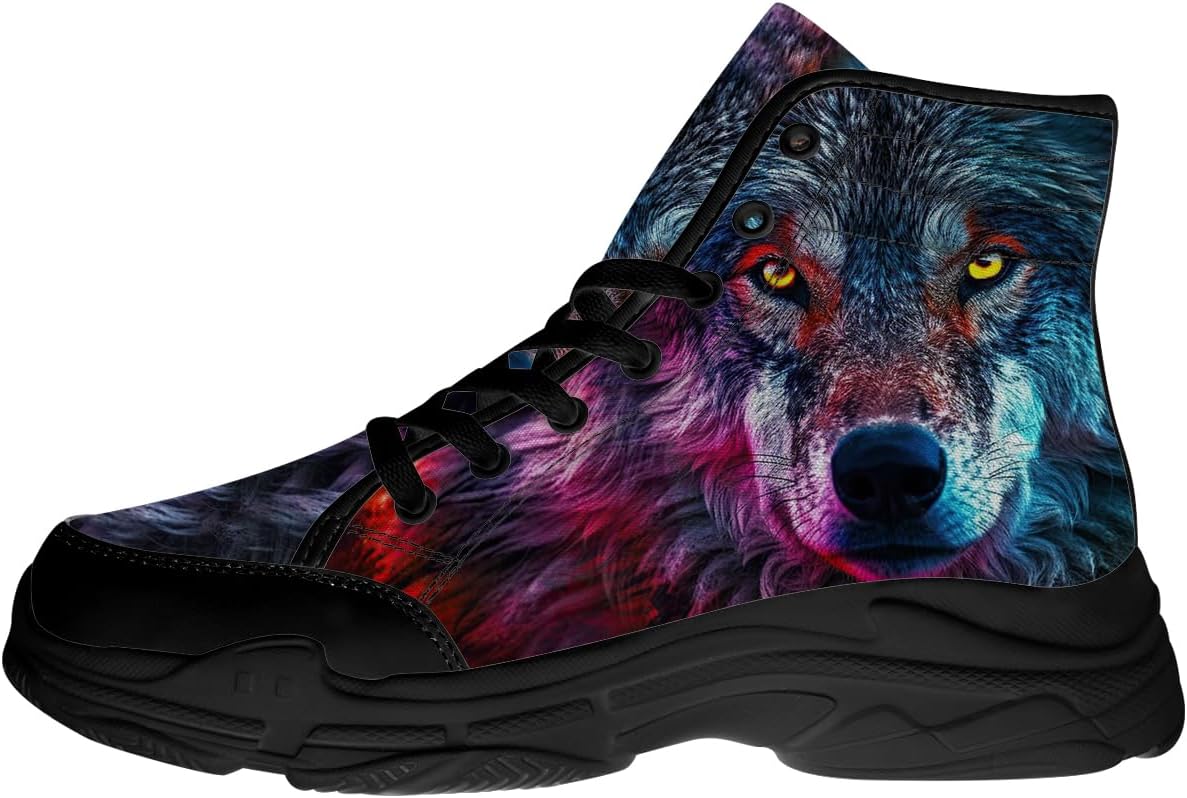 Мужские кроссовки Wolf, высокие, черные, на шнуровке, из ткани, подарок для него и для нее Quorax
Мужские кроссовки Wolf, высокие, черные, на шнуровке, из ткани, подарок для него и для нее Quorax