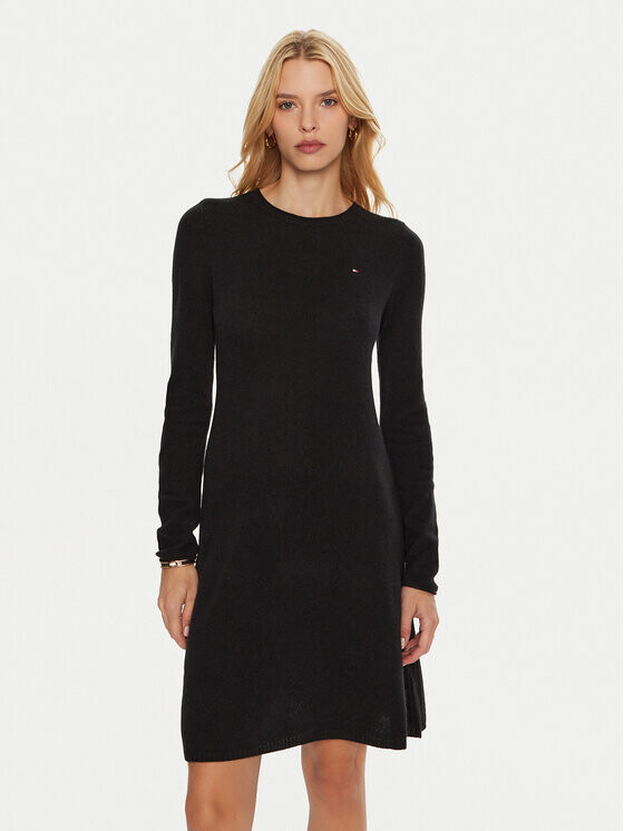 Трикотажное платье обычного кроя Tommy Hilfiger, черный
Трикотажное платье обычного кроя Tommy Hilfiger, черный
