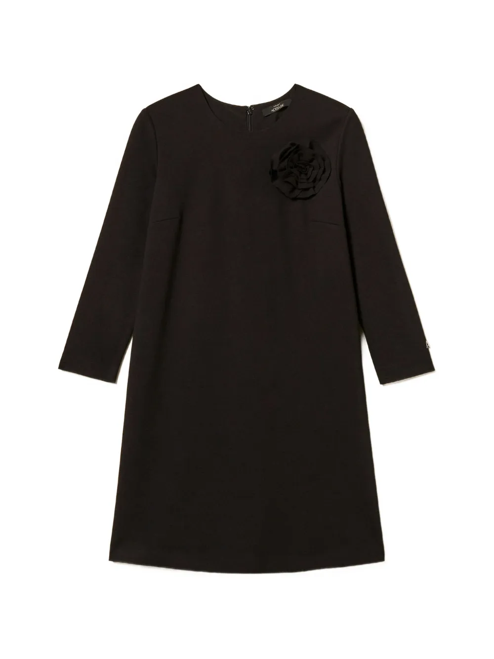 Мини-платье с цветочной брошью Twinset, черный
Мини-платье с цветочной брошью Twinset, черный