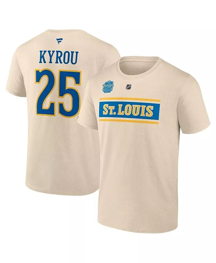 Мужская футболка Jordan Kyrou Cream St. Louis Blues 2025 NHL Winter Classic с аутентичным именем и номером Fanatics
Мужская футболка Jordan Kyrou Cream St. Louis Blues 2025 NHL Winter Classic с аутентичным именем и номером Fanatics