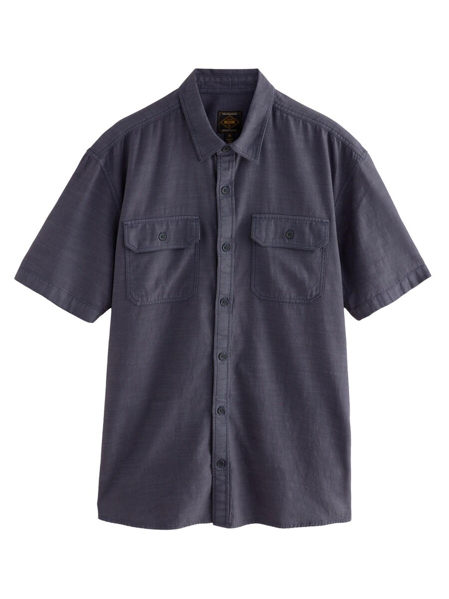 Рубашка на пуговицах классического кроя Next, темно-синий
Рубашка на пуговицах классического кроя Next, темно-синий