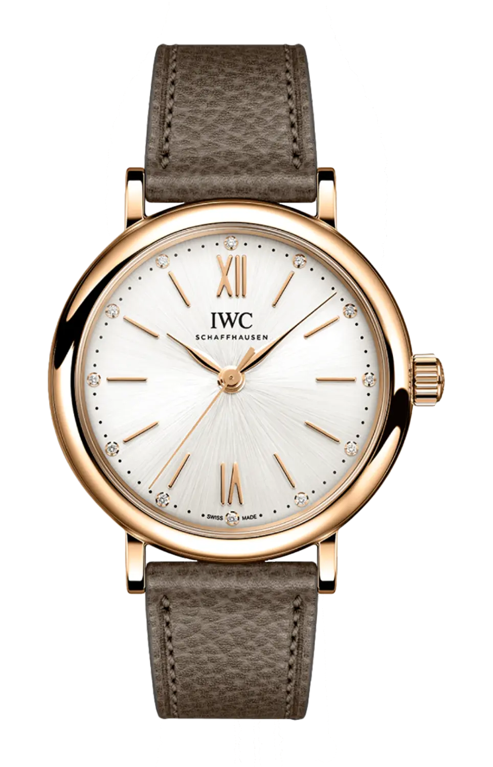 Часы Iwc Schaffhausen Portofino automatic с розовым золотом 34 мм
Часы Iwc Schaffhausen Portofino automatic с розовым золотом 34 мм