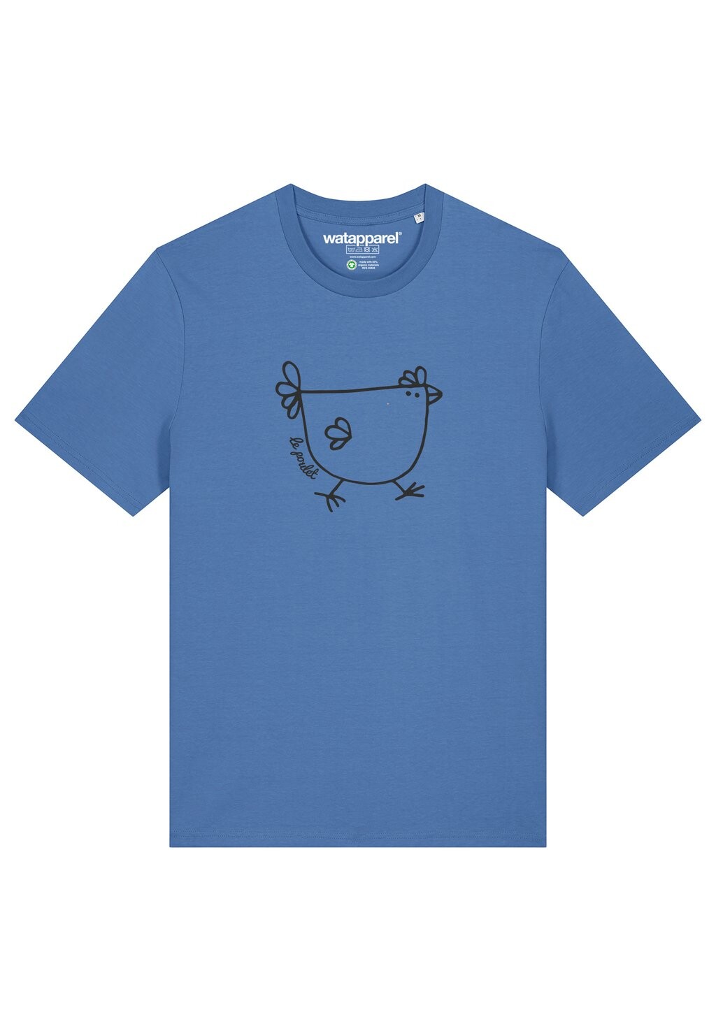 Футболка с принтом watapparel, светло-голубой 
Футболка с принтом watapparel, светло-голубой