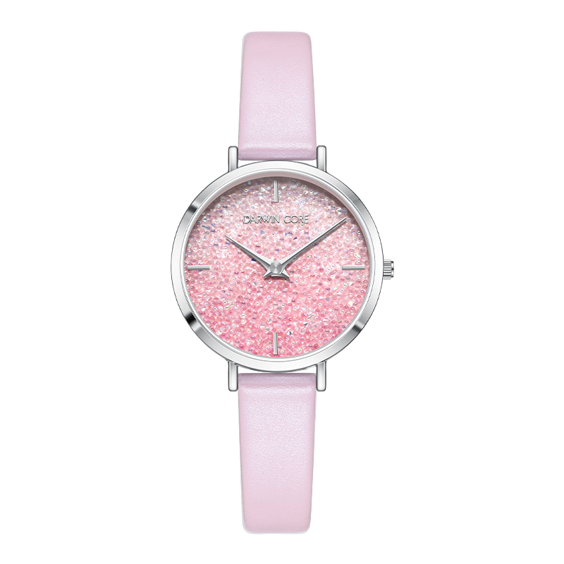 Darwin Core Часы Quartz Movement Cow Leather Strap Watch Women's Watch Pink Watch Dial
Darwin Core Часы Quartz Movement Cow Leather Strap Watch Women's Watch Pink Watch Dial