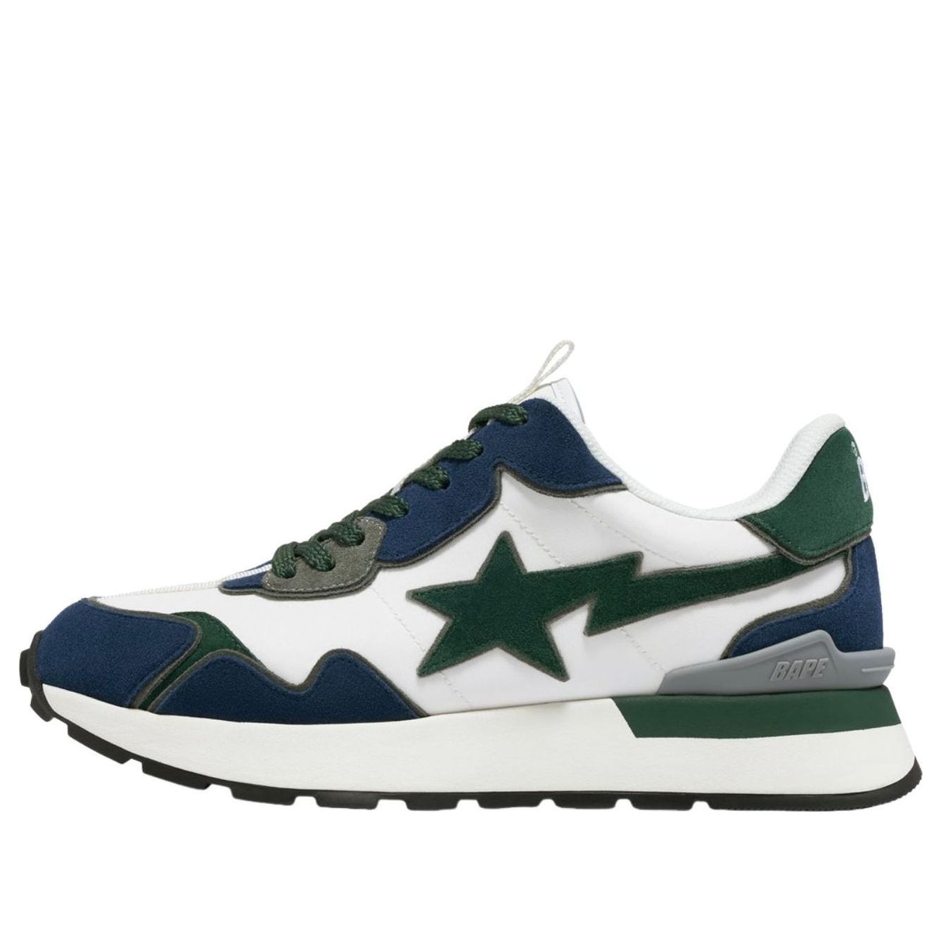 A Bathing Ape BAPE Roadsta Express #2 'Green Navy'
A Bathing Ape BAPE Roadsta Express #2 'Green Navy'