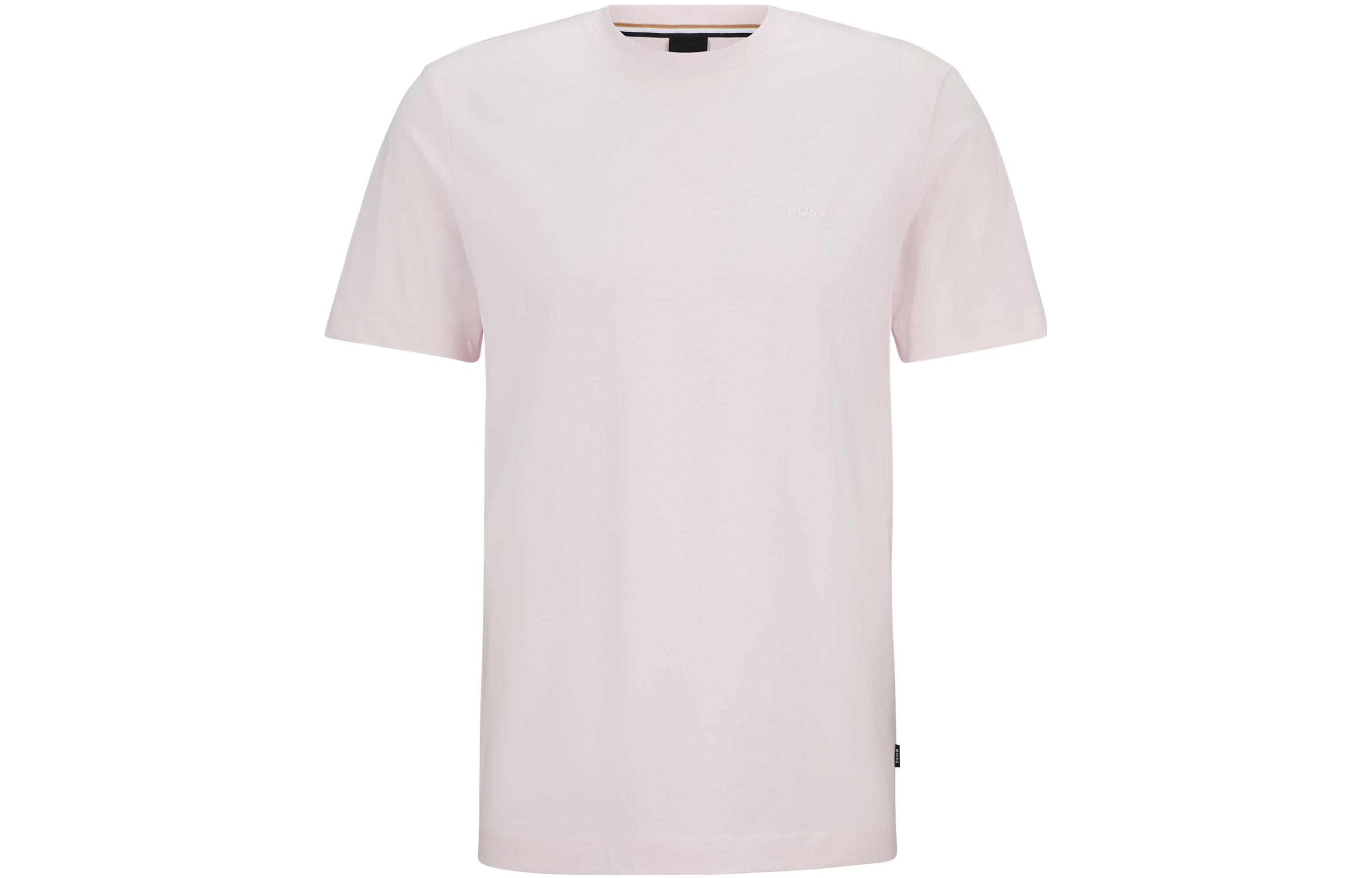Футболка из хлопка с принтом логотипа HUGO BOSS, светло-розовая
Футболка из хлопка с принтом логотипа HUGO BOSS, светло-розовая