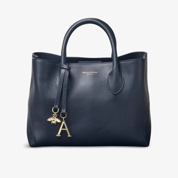 Кожаная большая сумка London среднего размера Aspinal Of London, темно-синий
Кожаная большая сумка London среднего размера Aspinal Of London, темно-синий