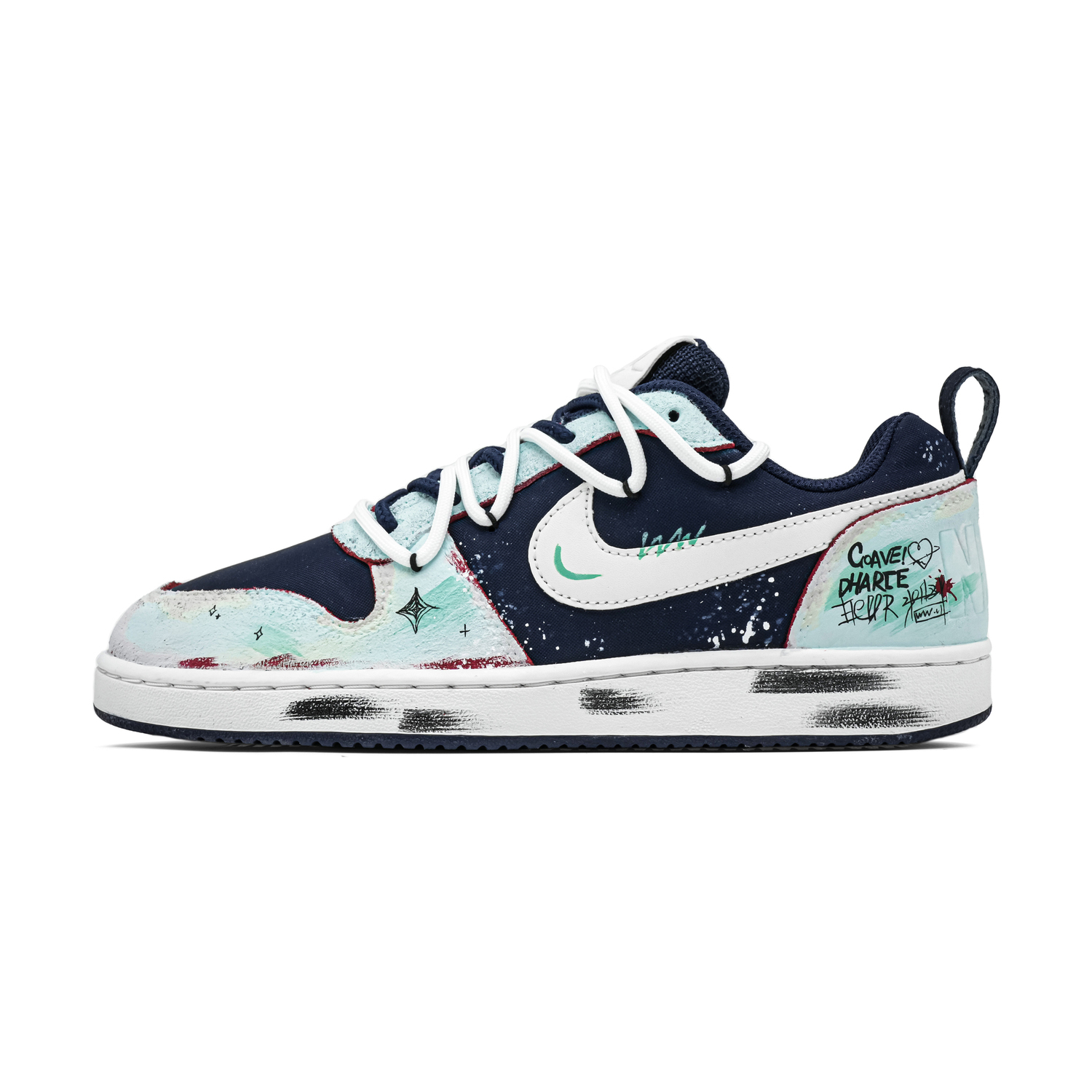 Nike Кроссовки для скейтбординга Court Borough Blue Starry Sky, устойчивые к истиранию, низкие, мужские, черно-синие
Nike Кроссовки для скейтбординга Court Borough Blue Starry Sky, устойчивые к истиранию, низкие, мужские, черно-синие