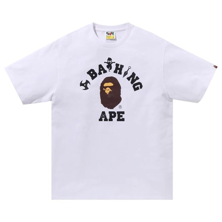 Футболка BAPE Ninja College 'White', белый
Футболка BAPE Ninja College 'White', белый