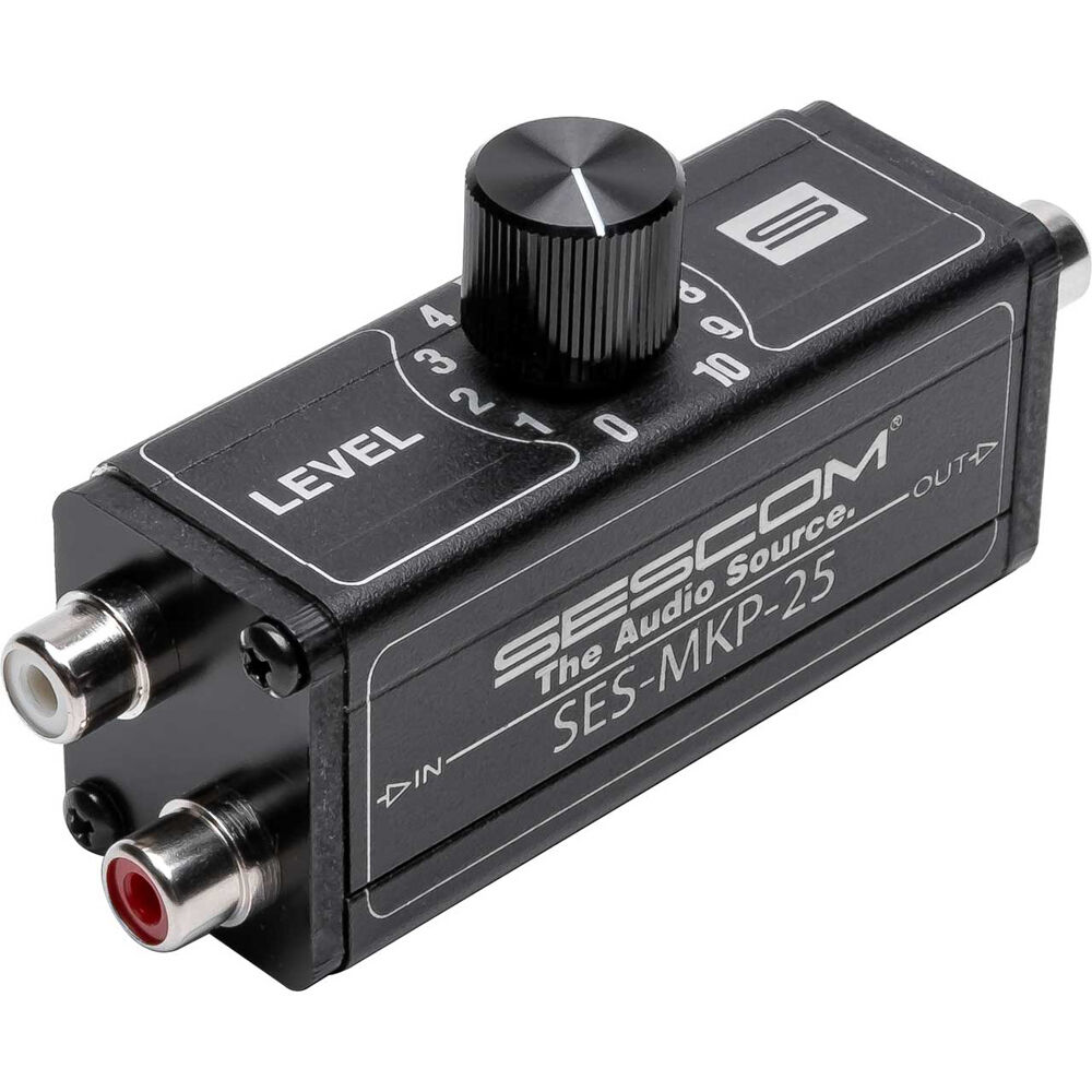 Sescom SES-MKP-25 Professional Stereo RCA Volume SES-MKP-25
Sescom SES-MKP-25 Professional Stereo RCA Volume SES-MKP-25