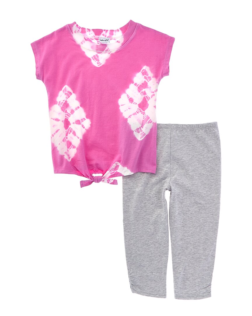 Великолепный комплект из 2 предметов: топ и леггинсы в стиле тай-дай с топазом Splendid, розовый
Великолепный комплект из 2 предметов: топ и леггинсы в стиле тай-дай с топазом Splendid, розовый