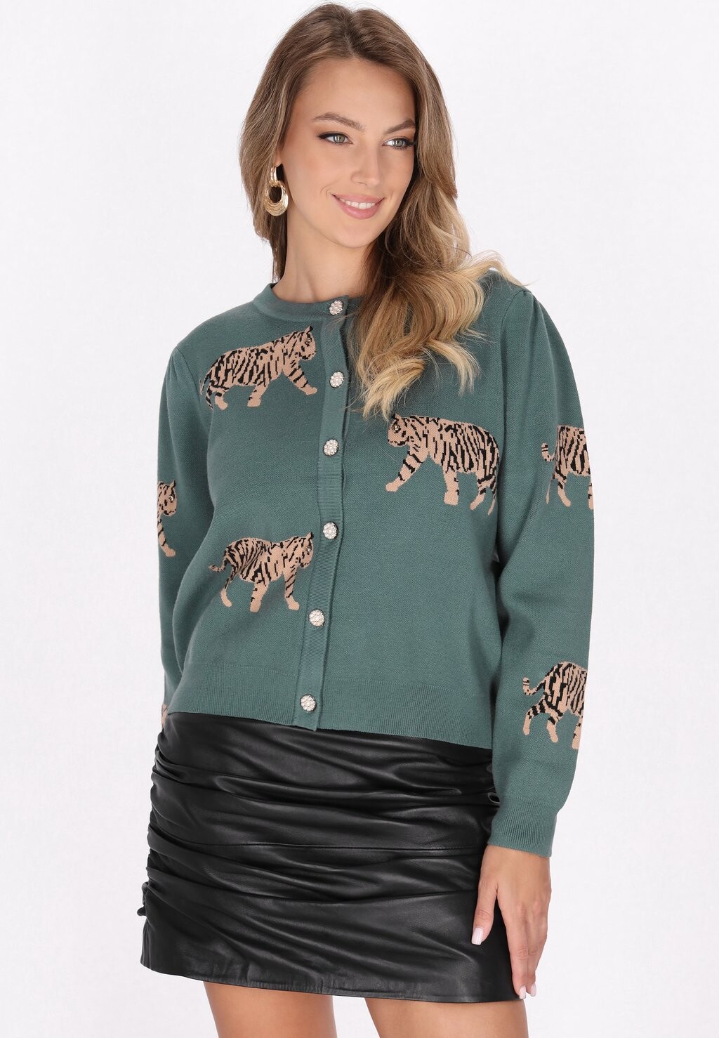 Кардиган faina, темно-зеленый
Кардиган faina, темно-зеленый