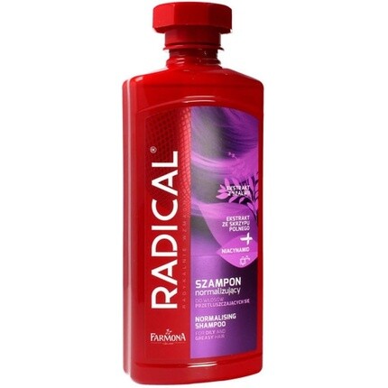 Радикальный шампунь, нормализующий жирность и жирность волос, 400мл, Farmona
Радикальный шампунь, нормализующий жирность и жирность волос, 400мл, Farmona