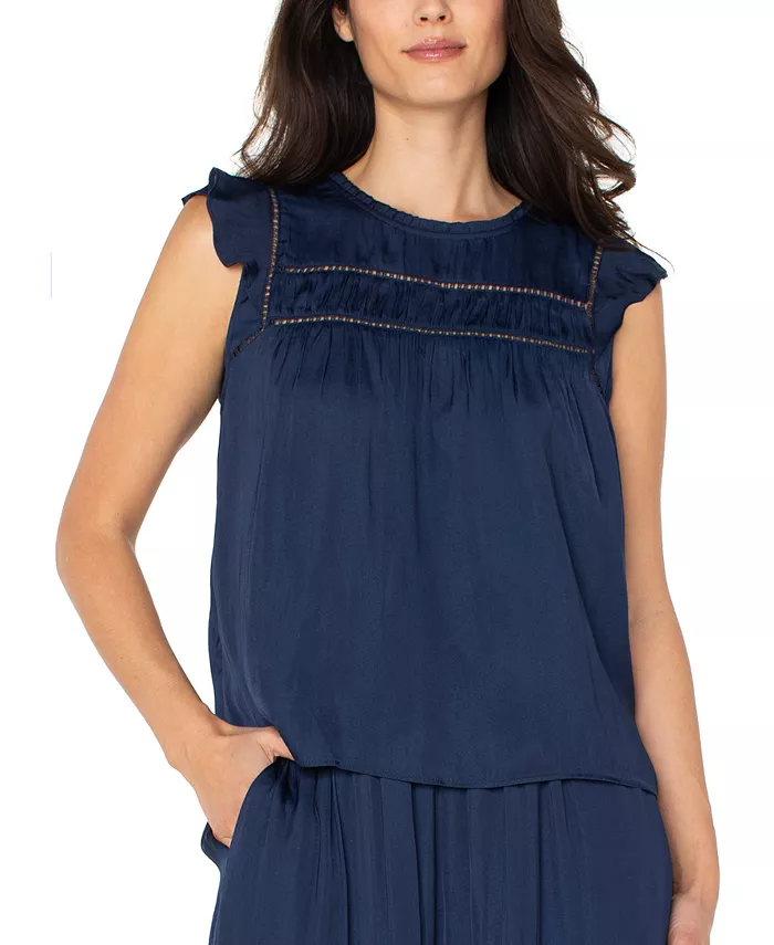 Женская блузка с рукавами-крылышками Liverpool Los Angeles, синий
Женская блузка с рукавами-крылышками Liverpool Los Angeles, синий