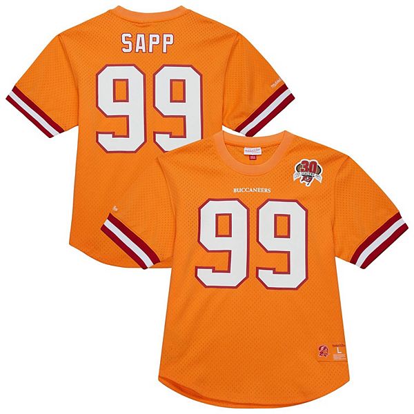 Мужская футболка Warren Sapp Tampa Bay Buccaneers с именем и номером игрока Mitchell & Ness
Мужская футболка Warren Sapp Tampa Bay Buccaneers с именем и номером игрока Mitchell & Ness
