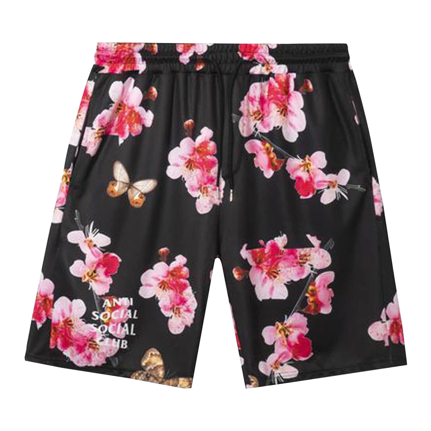 Сетчатые шорты Anti Social Social Club Be My Butterfly, цвет черный 
Сетчатые шорты Anti Social Social Club Be My Butterfly, цвет черный
