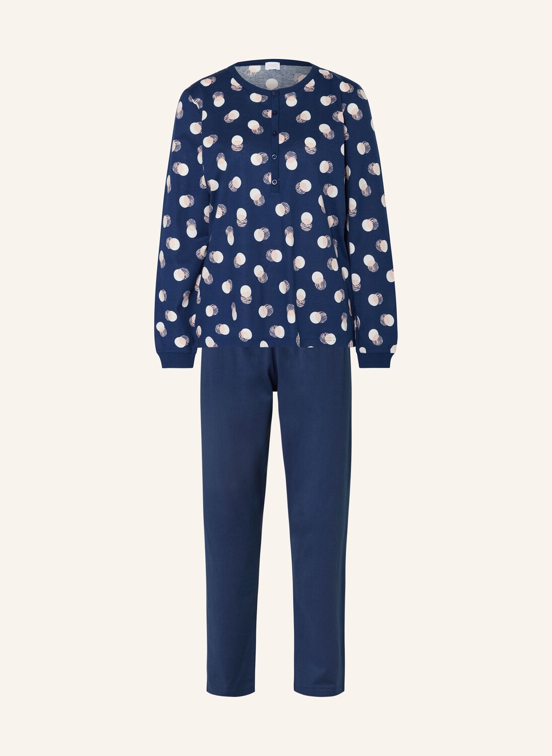 Пижамная серия с нацарапанными точками Mey, синий
Пижамная серия с нацарапанными точками Mey, синий