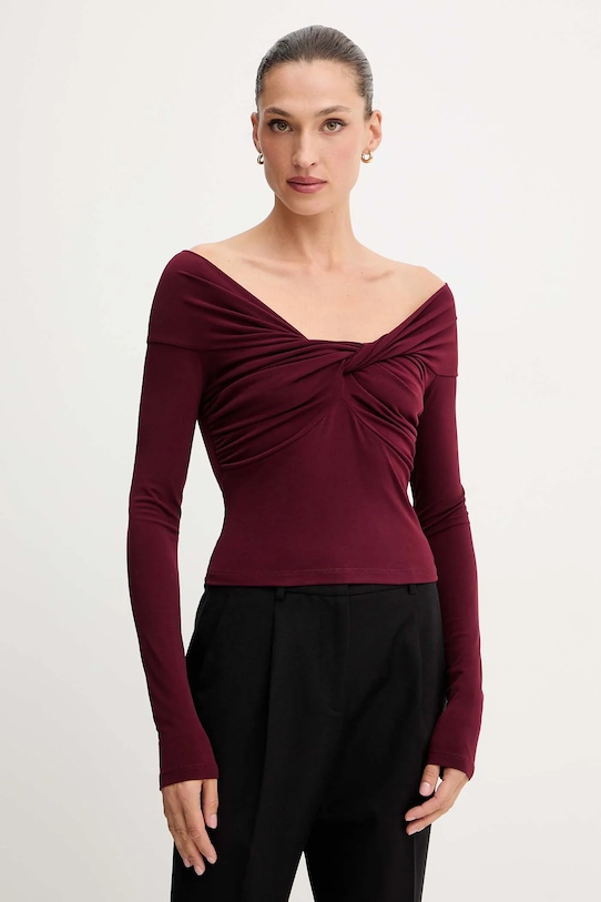 Блуза Patrizia Pepe, бордовый
Блуза Patrizia Pepe, бордовый