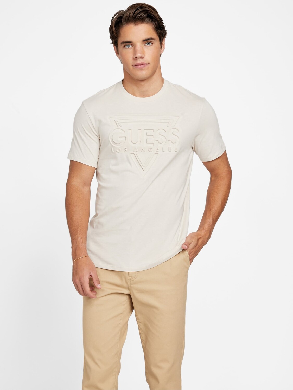 Футболка с тисненым логотипом Flynt Guess Factory, цвет Over Night Oats
Футболка с тисненым логотипом Flynt Guess Factory, цвет Over Night Oats