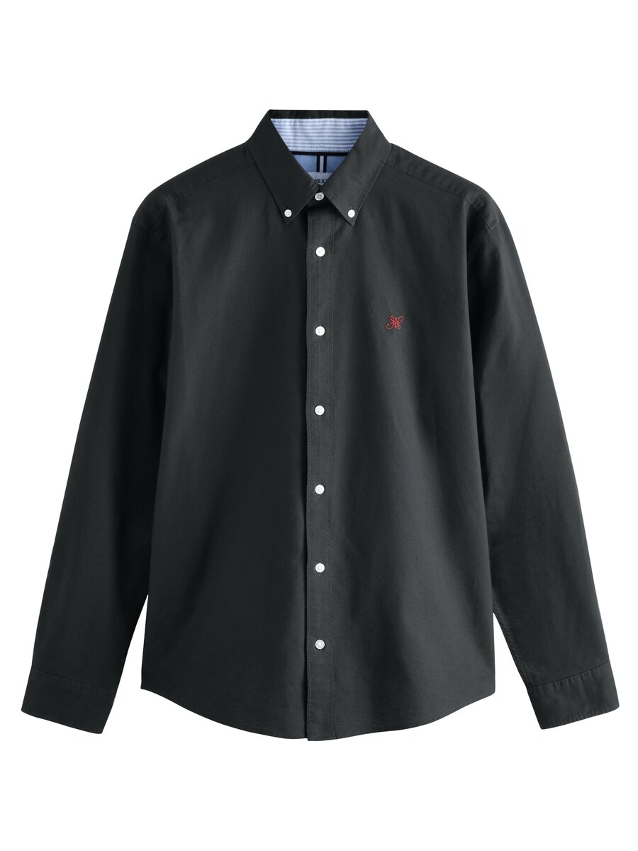 Рубашка на пуговицах классического кроя Next, черный
Рубашка на пуговицах классического кроя Next, черный