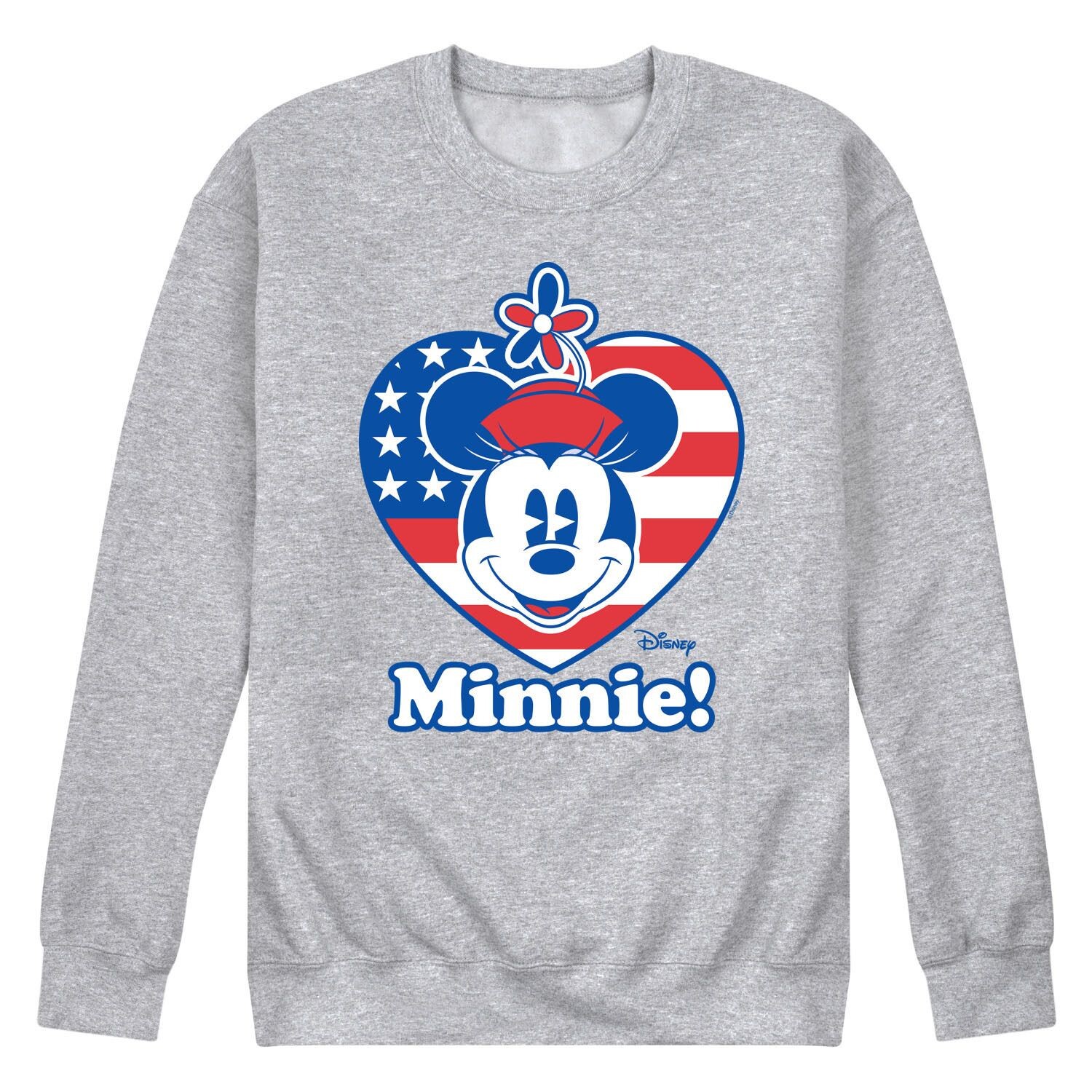 Мужской флисовый свитшот Disney's Minnie Mouse с сердечками и флагом Licensed Character
Мужской флисовый свитшот Disney's Minnie Mouse с сердечками и флагом Licensed Character