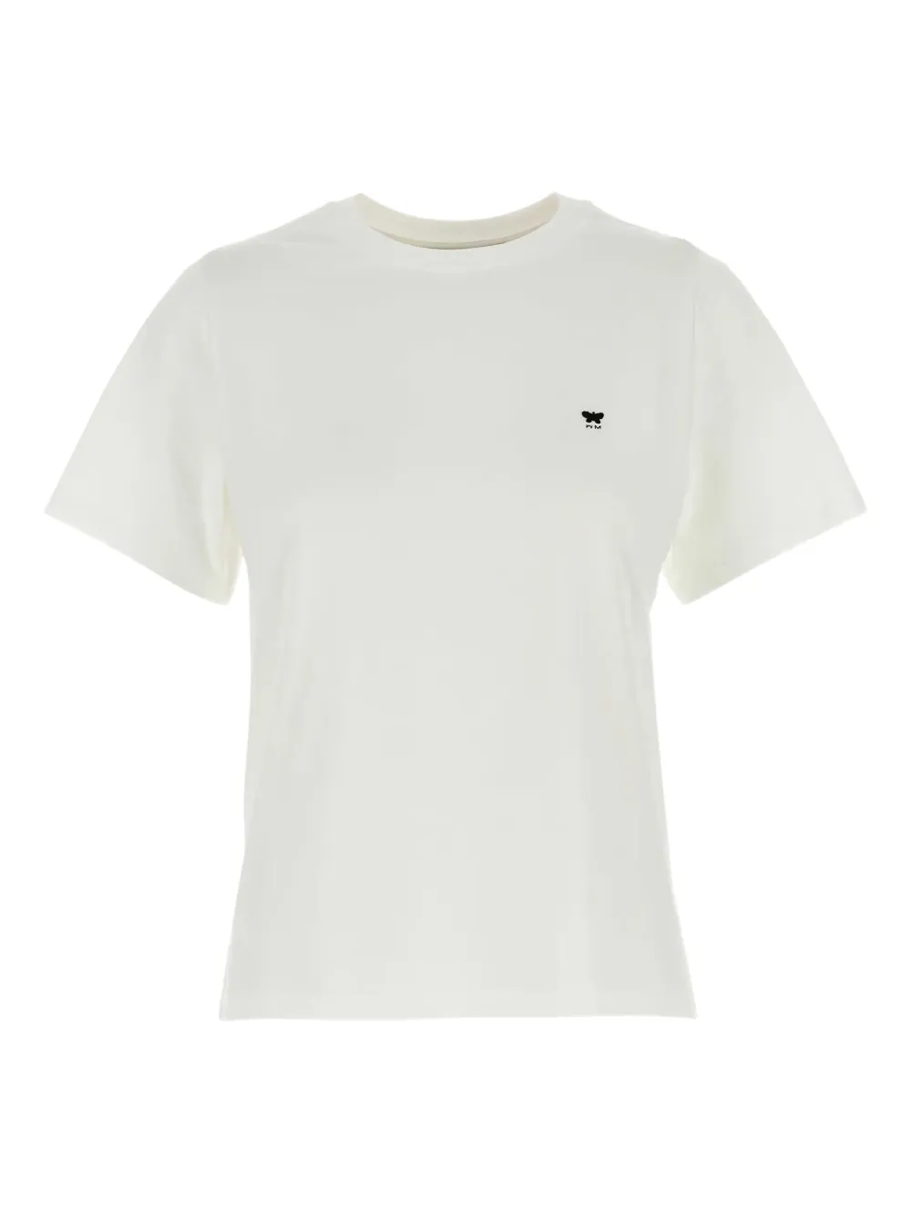 Футболка с вышитым логотипом Venaco Weekend Max Mara, белый 
Футболка с вышитым логотипом Venaco Weekend Max Mara, белый