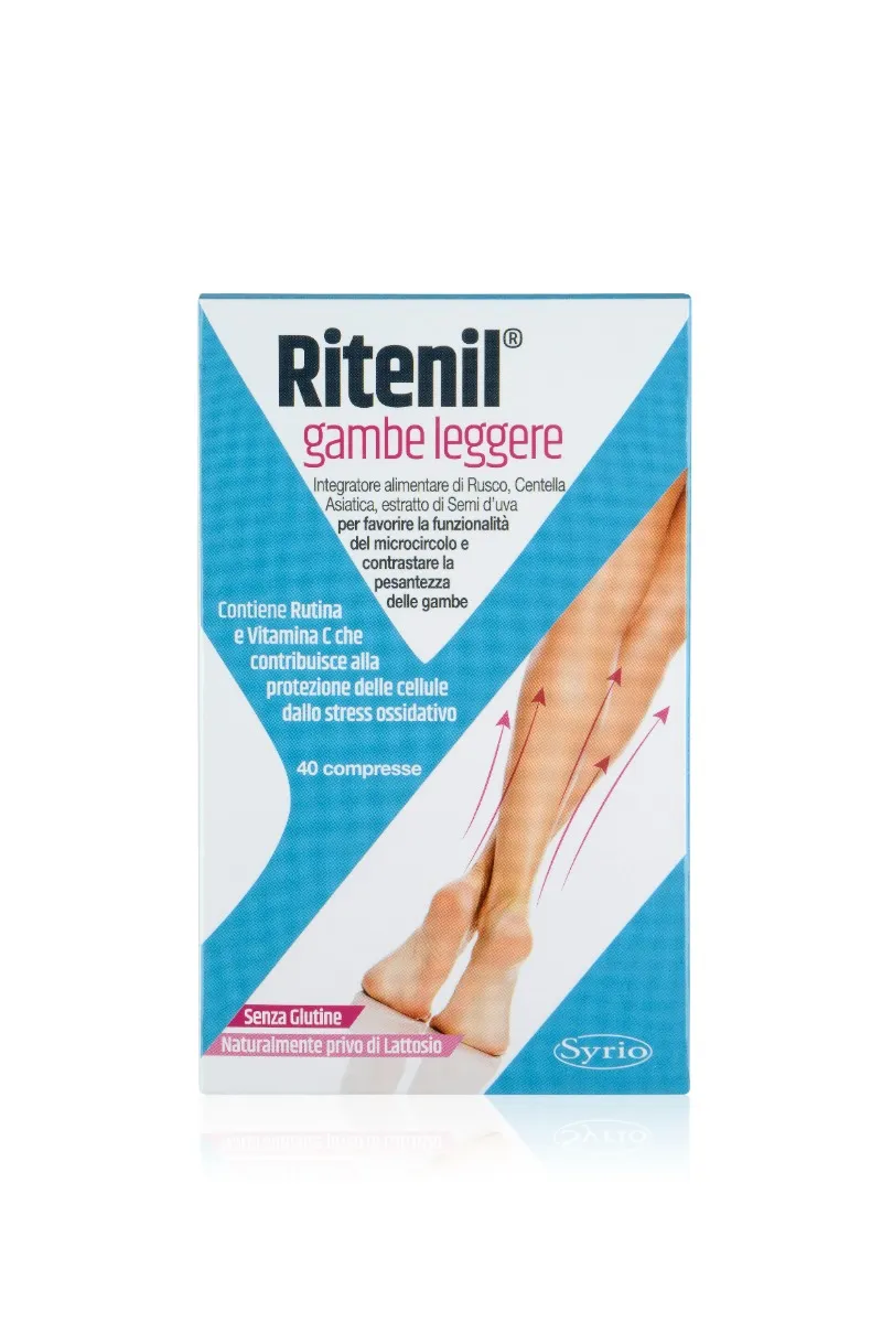 Ritenil Light Legs 40 таблеток Растительные экстракты Syrio
Ritenil Light Legs 40 таблеток Растительные экстракты Syrio