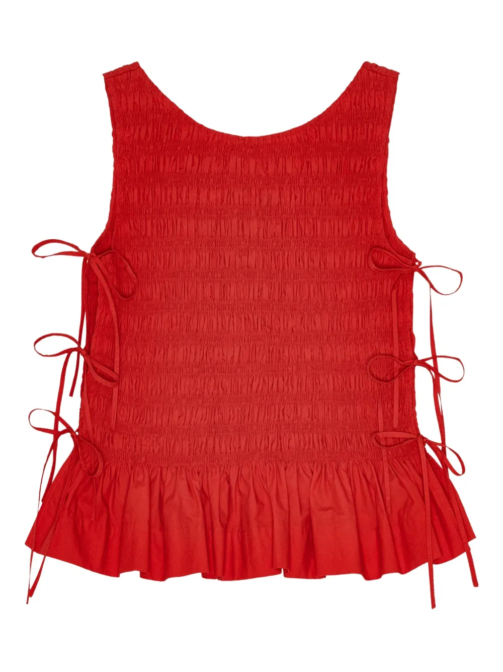 Топ из сирсакера GANNI, красный
Топ из сирсакера GANNI, красный