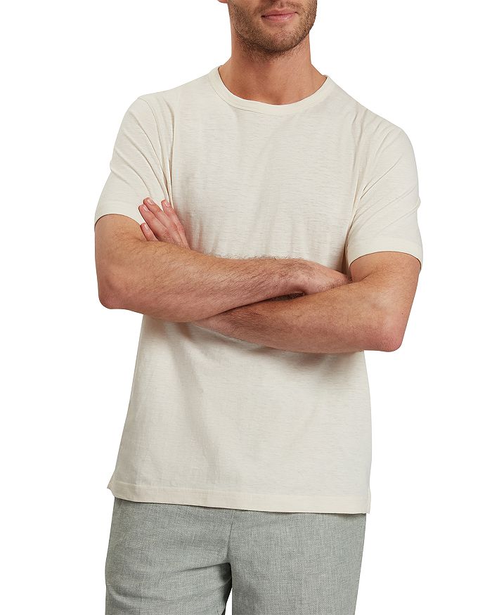 Футболка Bartol из хлопка и льна Ted Baker, слоновая кость/кремовый 
Футболка Bartol из хлопка и льна Ted Baker, слоновая кость/кремовый