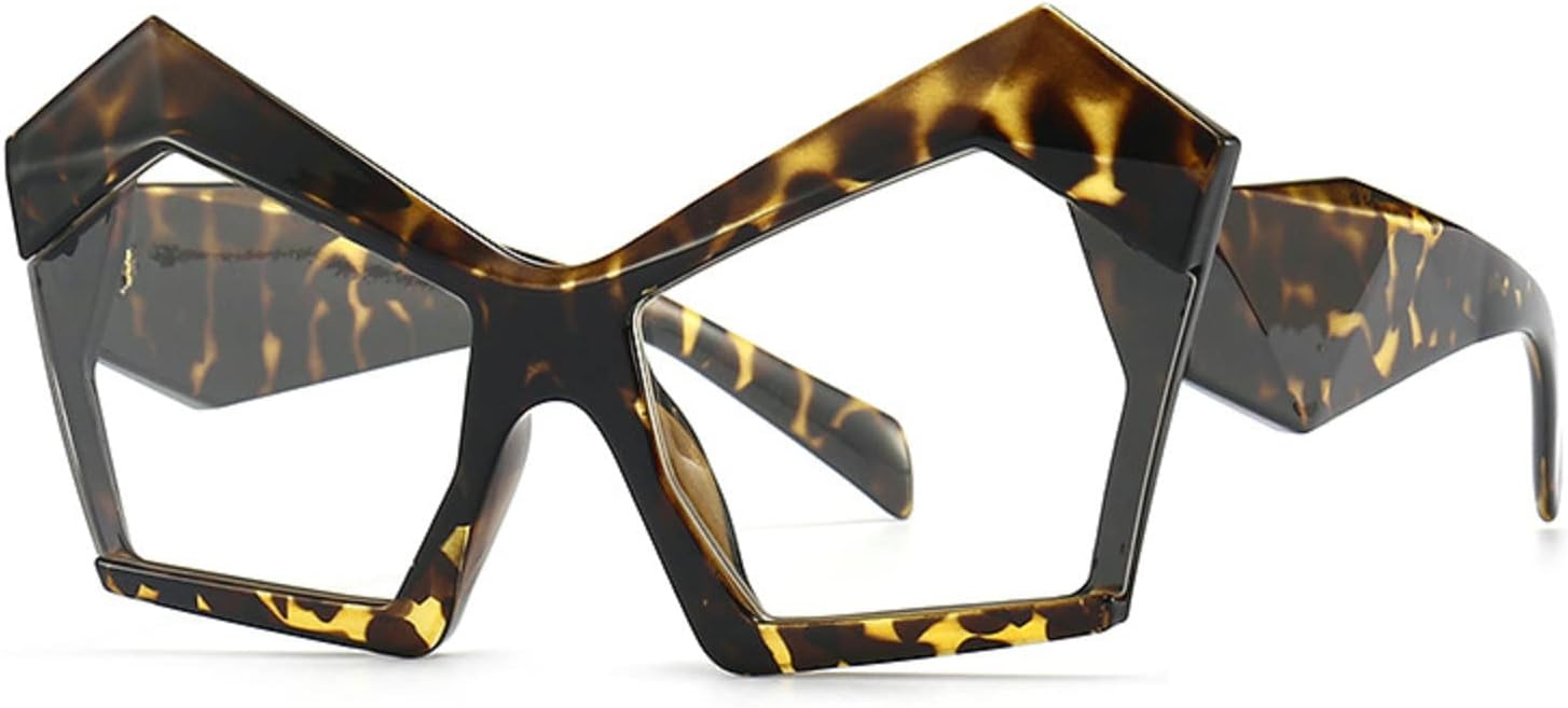 Винтажные женские солнцезащитные очки «кошачий глаз» с защитой от УФ-излучения, прозрачными линзами, стильный ретро-дизайн, увеличенный многоугольный дизайн mincl, Leopard
Винтажные женские солнцезащитные очки «кошачий глаз» с защитой от УФ-излучения, прозрачными линзами, стильный ретро-дизайн, увеличенный многоугольный дизайн mincl, Leopard