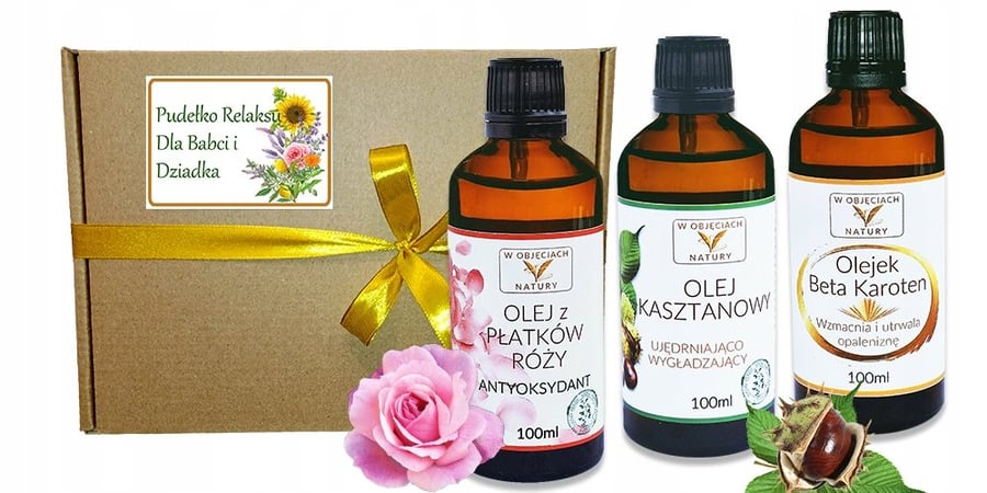 Подарочный набор натуральных масел, Релаксация, 3x100 мл W Objęciach Natury
Подарочный набор натуральных масел, Релаксация, 3x100 мл W Objęciach Natury