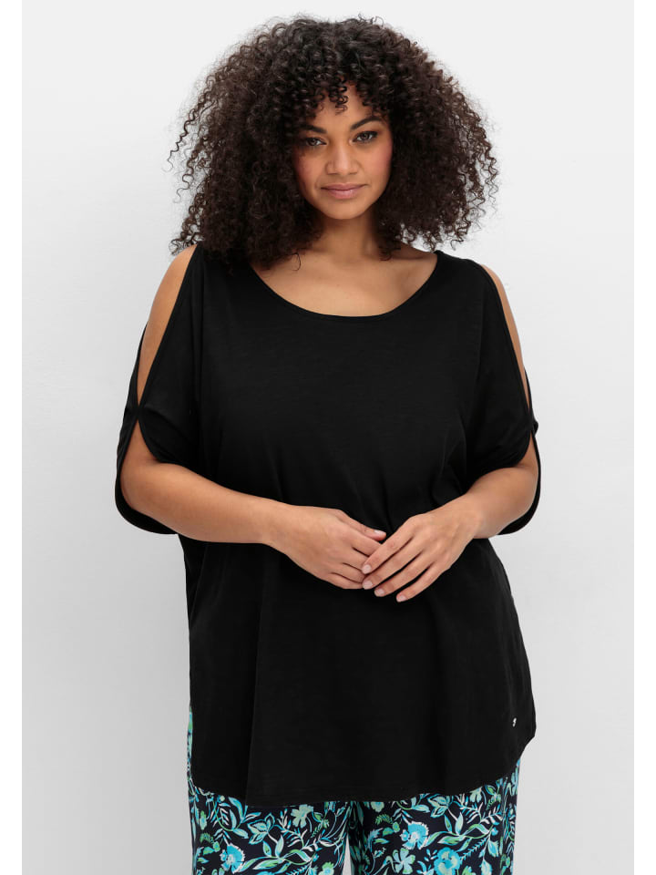 рубашка летучей мыши черного цвета sheego
рубашка летучей мыши черного цвета sheego