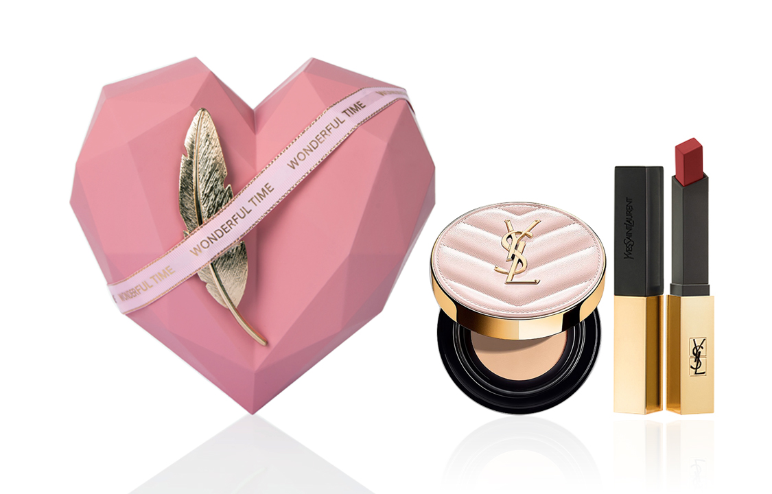 Набор косметики для лица Luxury Pet Foundation Box с велюровым сатиновым матовым покрытием без эффекта переноса SAINT LAURENT
Набор косметики для лица Luxury Pet Foundation Box с велюровым сатиновым матовым покрытием без эффекта переноса SAINT LAURENT