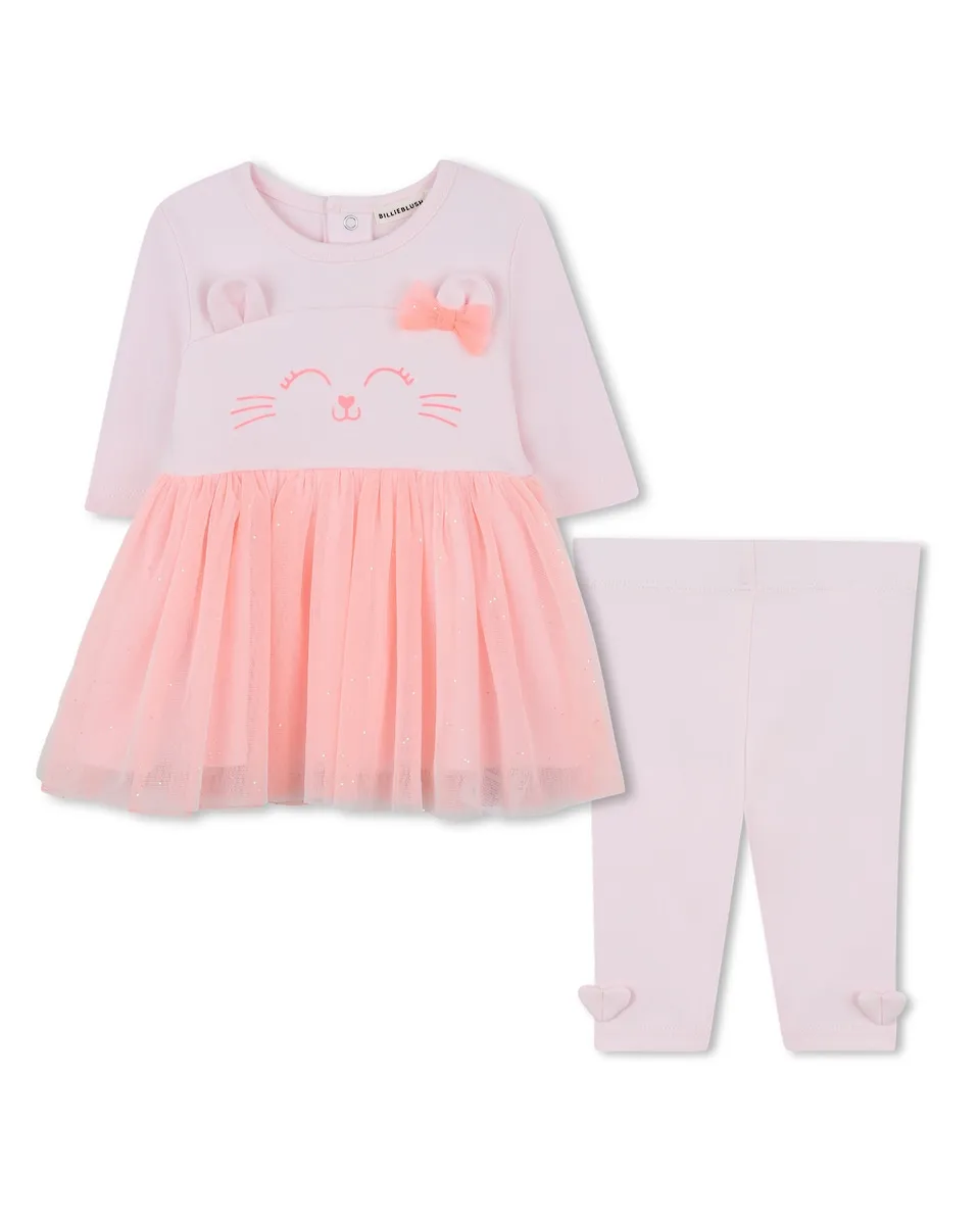 Детский комплект из 2 предметов розового цвета из хлопка Billieblush, светло-розовый
Детский комплект из 2 предметов розового цвета из хлопка Billieblush, светло-розовый