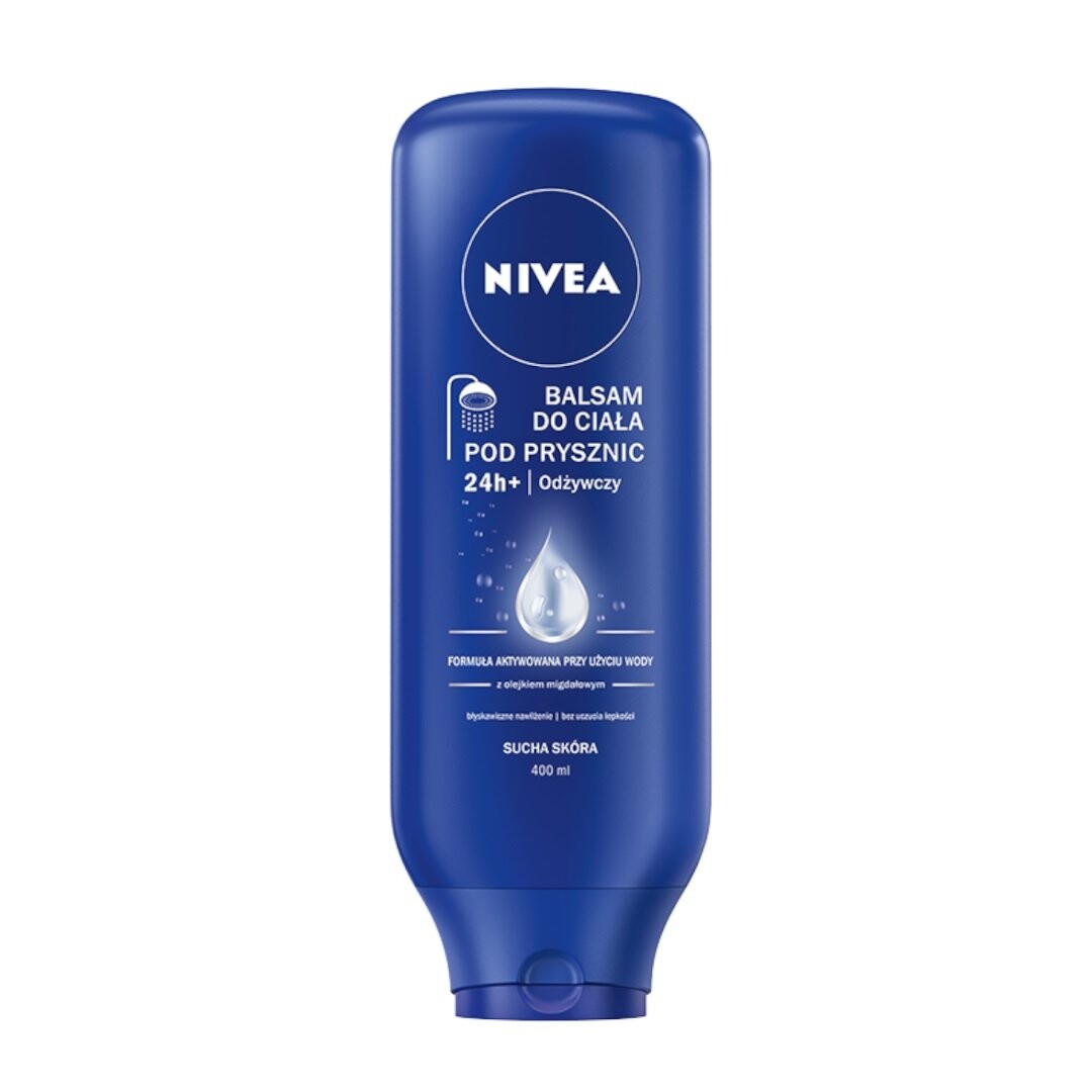 Nivea, Питательный бальзам для тела для душа, 400 мл
Nivea, Питательный бальзам для тела для душа, 400 мл