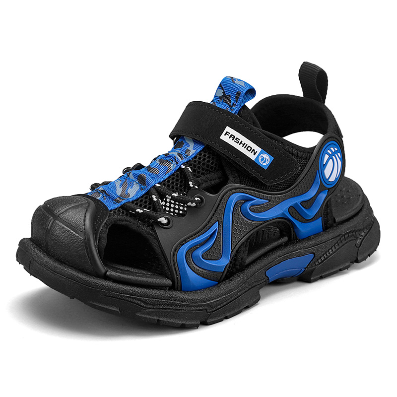 Детские сандалии с низким верхом, противоскользящие, с защитой от ударов, легкие, амортизирующие, дышащие TROADLOP, черный/синий
Детские сандалии с низким верхом, противоскользящие, с защитой от ударов, легкие, амортизирующие, дышащие TROADLOP, черный/синий