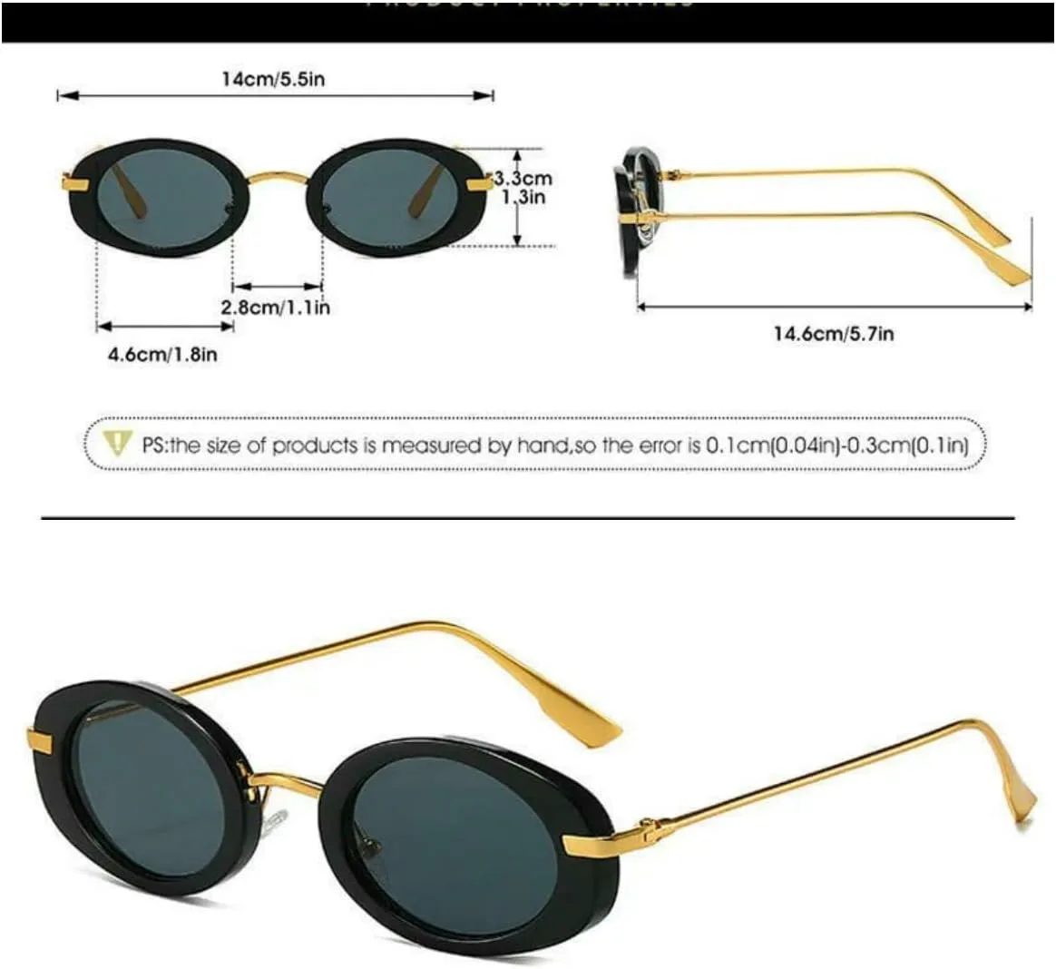 Мужские солнцезащитные очки в стиле металл-панк, овальные солнцезащитные очки, модные женские пляжные очки с защитой от УФ-излучения UV400 DMMWCX, Leopard
Мужские солнцезащитные очки в стиле металл-панк, овальные солнцезащитные очки, модные женские пляжные очки с защитой от УФ-излучения UV400 DMMWCX, Leopard