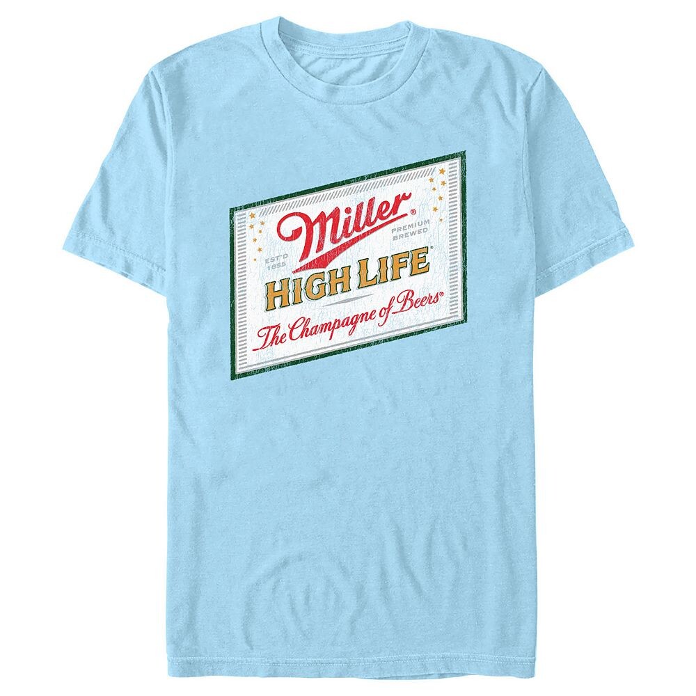 Мужская футболка с графическим принтом Coors Light Miller High Life Label Licensed Character, цвет Light Blue
Мужская футболка с графическим принтом Coors Light Miller High Life Label Licensed Character, цвет Light Blue