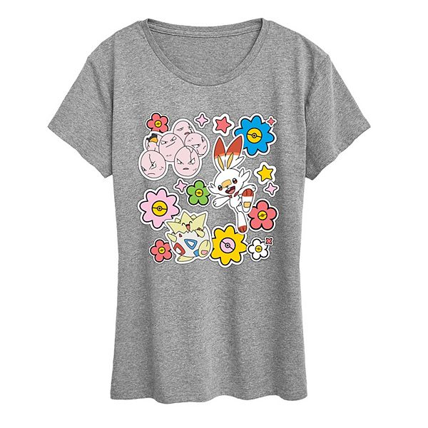 Женская футболка с коллажем Pokémon Easter Licensed Character, Heather Gray
Женская футболка с коллажем Pokémon Easter Licensed Character, Heather Gray