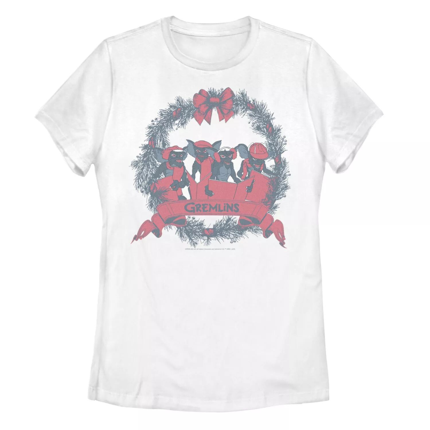 Футболка Juniors Gremlins с рождественским венком, групповая фотография Licensed Character
Футболка Juniors Gremlins с рождественским венком, групповая фотография Licensed Character